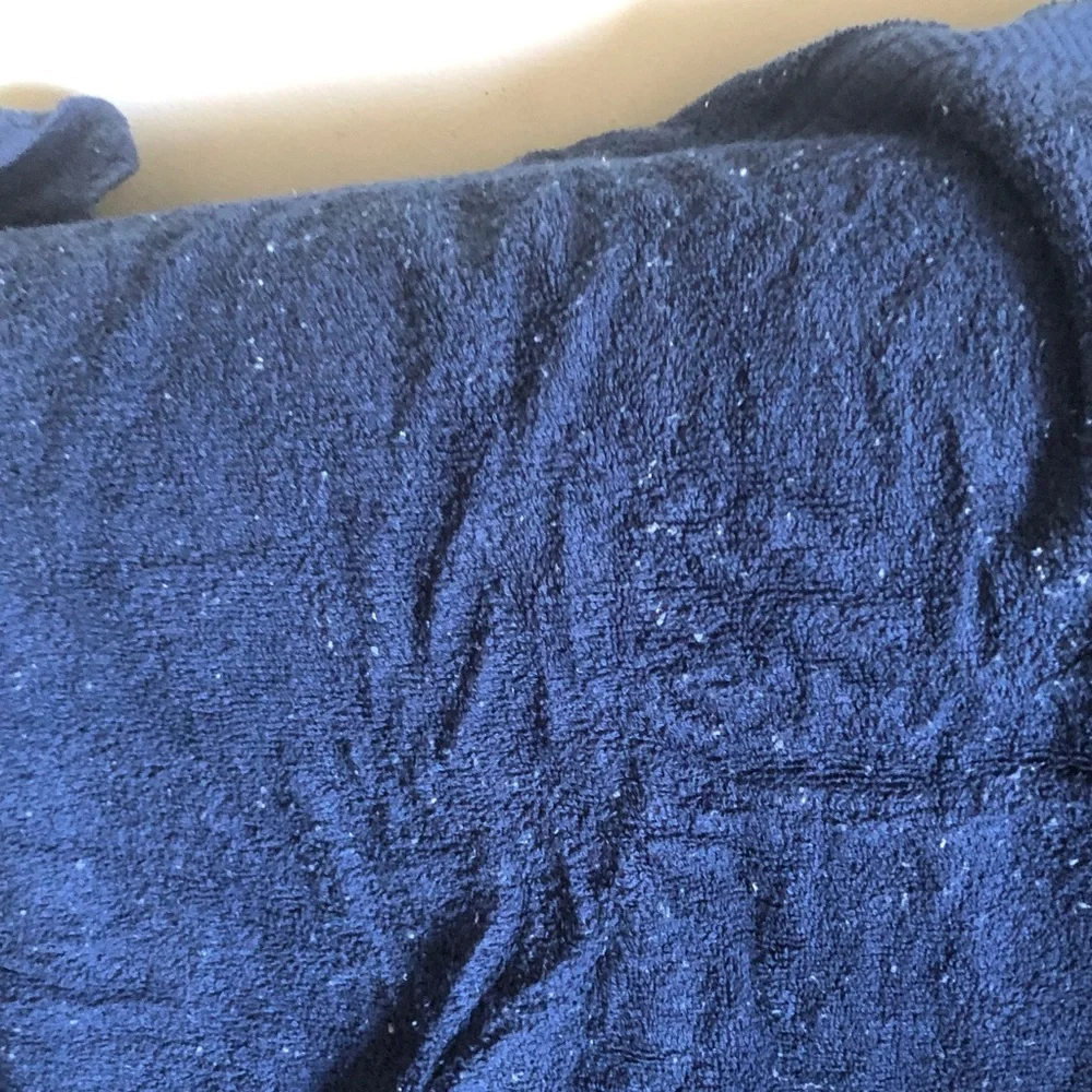 Navy Blue Cotton Bath Towel